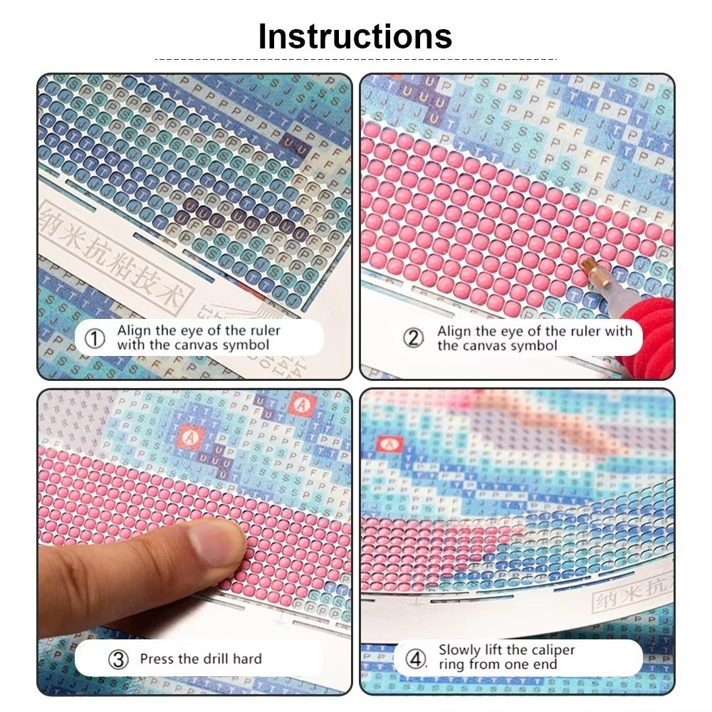 Stainless Steel DIY Diamond Pa – Embroidery Kit Starter Bewertung und Preis